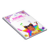 Toekomstig wetenschappelijk Inspirerend Notitieboe Notitieboek (Rechterzijde)