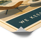 Toekomstig Wonen Mid Century Modern Poster (Hoek)
