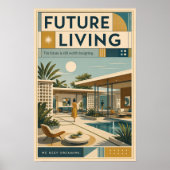Toekomstig Wonen Mid Century Modern Poster (Voorkant)