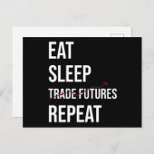 Toekomstige aandelenmarkt briefkaart (Voorkant / Achterkant)