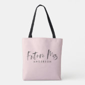 Toekomstige aankondiging van mevrouw verloving tote bag (Achterkant)