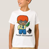 Toekomstige accountant t-shirt (Voorkant)