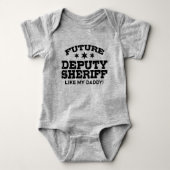 Toekomstige adjunct-sheriff Baby Bodysuit (Voorkant)