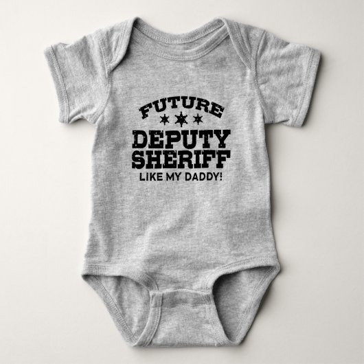 Toekomstige adjunct-sheriff Baby Bodysuit (Voorkant)