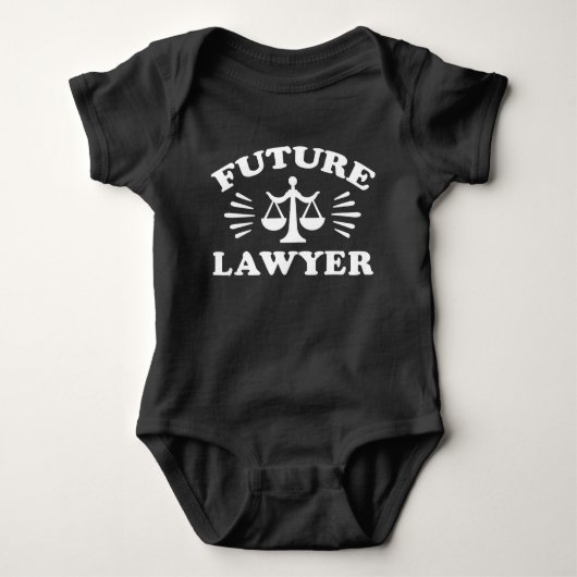 Toekomstige advocaat-Baby Bodysuit (Voorkant)
