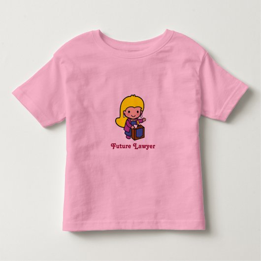 Toekomstige advocaat - Meisje Kinder Shirts (Voorkant)