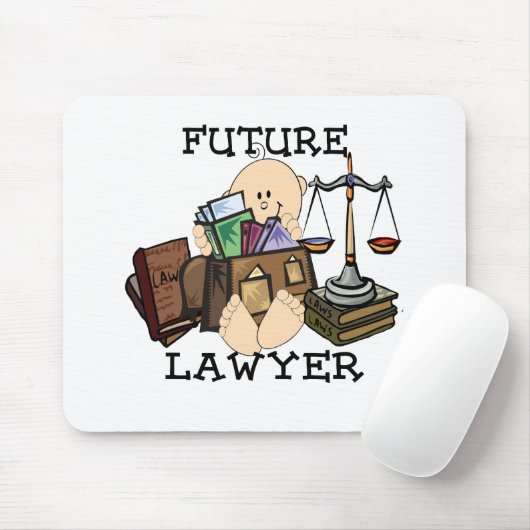 Toekomstige advocaat muismat (Met muis)