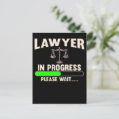 Toekomstige advocaat-stagiair briefkaart (Staand voorkant)