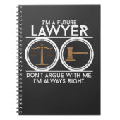 Toekomstige advocatenadvocatenadvokaat studentenad notitieboek (Voorkant)