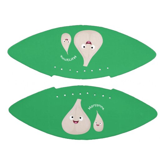 Toekomstige afbeelding van knoflook cartoon american football (Panelen)