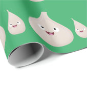 Toekomstige afbeelding van knoflook cartoon cadeaupapier (Rol Hoek)