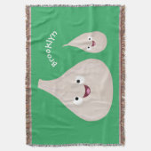 Toekomstige afbeelding van knoflook cartoon deken (Voorkant Verticaal)