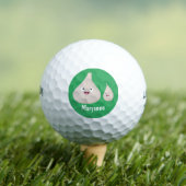 Toekomstige afbeelding van knoflook cartoon golfballen (Insitu Shirt)