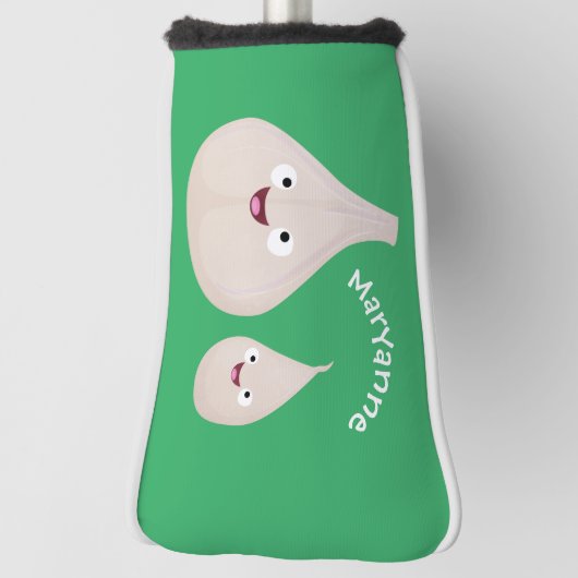 Toekomstige afbeelding van knoflook cartoon golfheadcover (Draai 90)