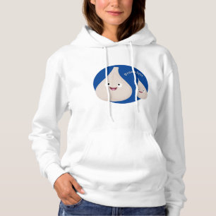 Toekomstige afbeelding van knoflook cartoon hoodie