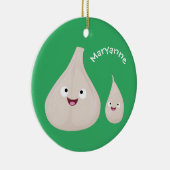 Toekomstige afbeelding van knoflook cartoon keramisch ornament (Rechts)