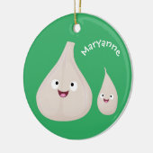 Toekomstige afbeelding van knoflook cartoon keramisch ornament (Links)