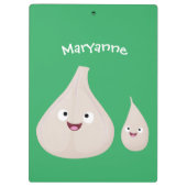 Toekomstige afbeelding van knoflook cartoon klembord (Achterkant)