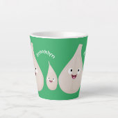 Toekomstige afbeelding van knoflook cartoon latte mok (Voorkant)