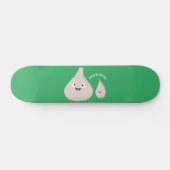 Toekomstige afbeelding van knoflook cartoon persoonlijk skateboard (Horizontaal)