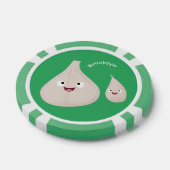 Toekomstige afbeelding van knoflook cartoon poker chips (Enkel)
