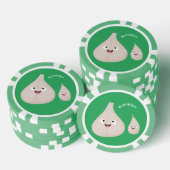 Toekomstige afbeelding van knoflook cartoon poker chips (Opstapeling)
