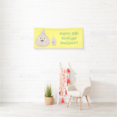 Toekomstige afbeelding van knoflook cartoon spandoek (Insitu)