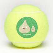 Toekomstige afbeelding van knoflook cartoon tennisballen (Voorkant)