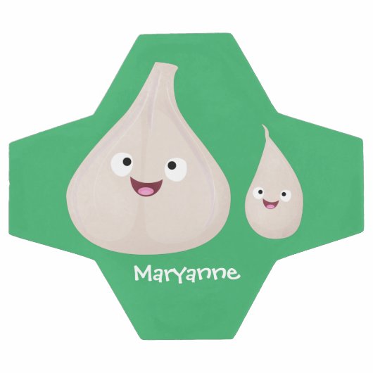 Toekomstige afbeelding van knoflook cartoon voetbal (Enkel)