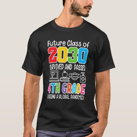 Toekomstige Afstuderen 2030 I vierde T-shirt (Voorkant)