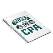 Toekomstige Afstuderen voor de boekhouding van de Notitieboek (Rechterzijde)