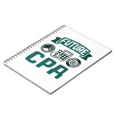 Toekomstige Afstuderen voor de boekhouding van de Notitieboek (Linkerzijde)