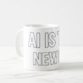 Toekomstige AI Koffiemok (Voorkant links)