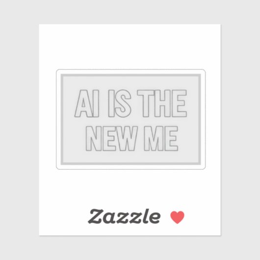 Toekomstige AI Sticker (Vel)