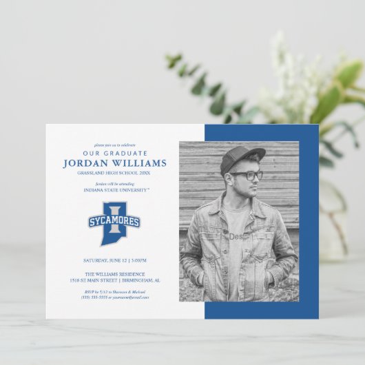 Toekomstige alumnus van Indiana State Aankondiging (Staand voorkant)