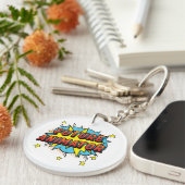 Toekomstige animatie-bewegende beelden sleutelhanger (Voorkant Rechts)