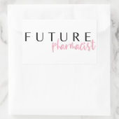 Toekomstige apotheker / Carrière Beroep Citaat Rechthoekige Sticker (Tas)