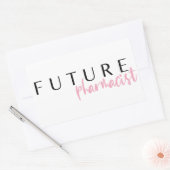 Toekomstige apotheker / Carrière Beroep Citaat Rechthoekige Sticker (Envelop)