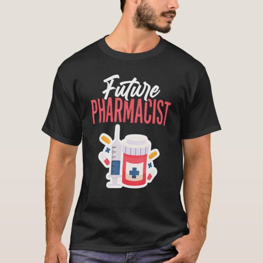 Toekomstige apotheker Doctor of Pharmacy Student F T-shirt (Voorkant)
