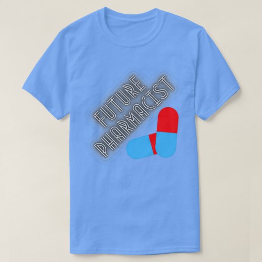 Toekomstige apotheker grappige mannen cadeau aan v t-shirt (Design voorkant)