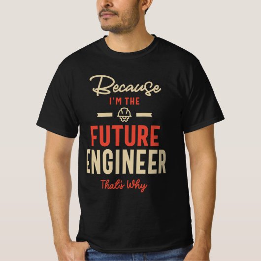 Toekomstige arbeidsbemiddeling voor ingenieurs - B T-shirt (Voorkant)