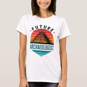 Toekomstige archeoloog archeologie student t-shirt