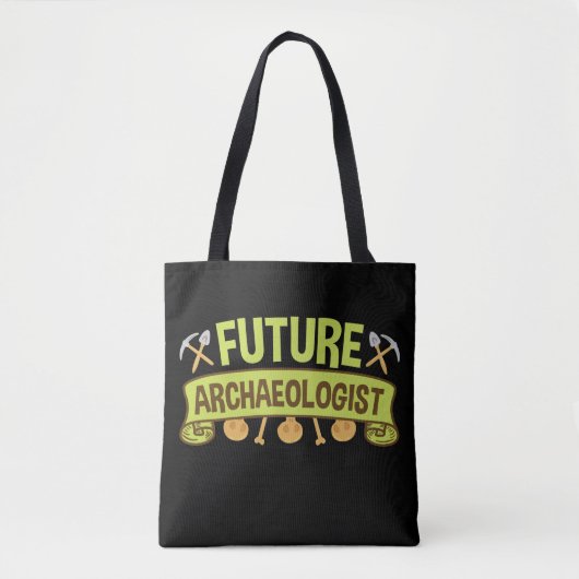 Toekomstige Archeoloog Tote Bag (Voorkant)