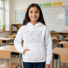 Toekomstige Architect Blueprint Kinderen Hoodie