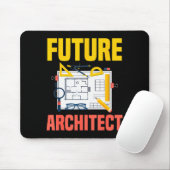 Toekomstige architect grappige architectuur archit muismat (Met muis)