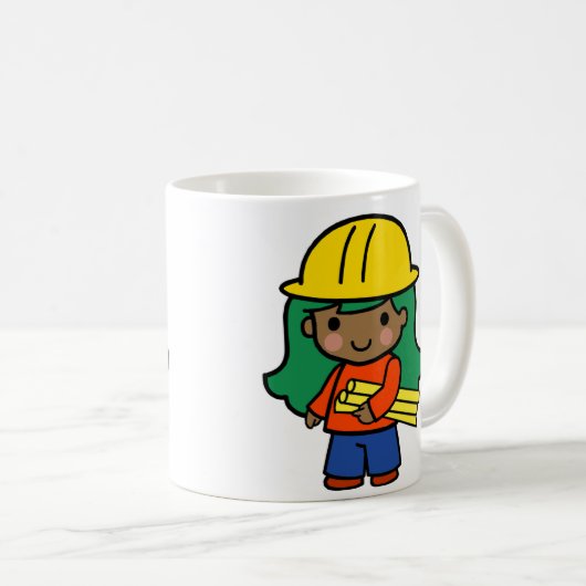 Toekomstige architect / ingenieur koffiemok (Voorkant rechts)