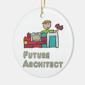 Toekomstige architect keramisch ornament (Links)