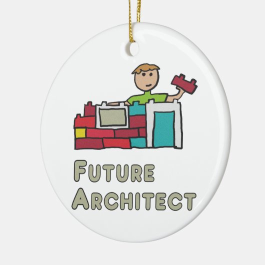 Toekomstige architect keramisch ornament (Links)