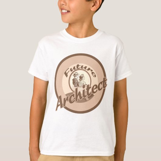 Toekomstige architect Kinder Bezet T-shirt (Voorkant)