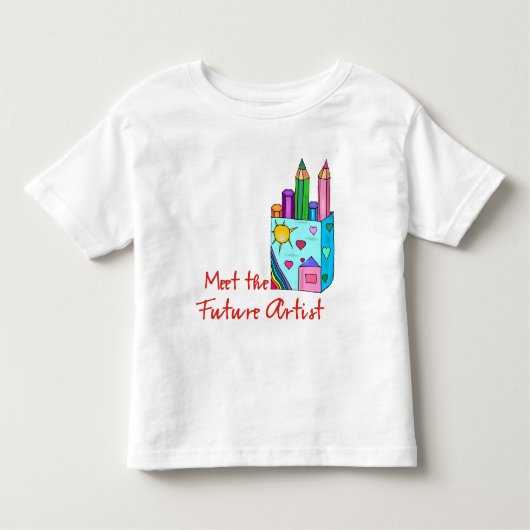 Toekomstige artiest kinder shirts (Voorkant)